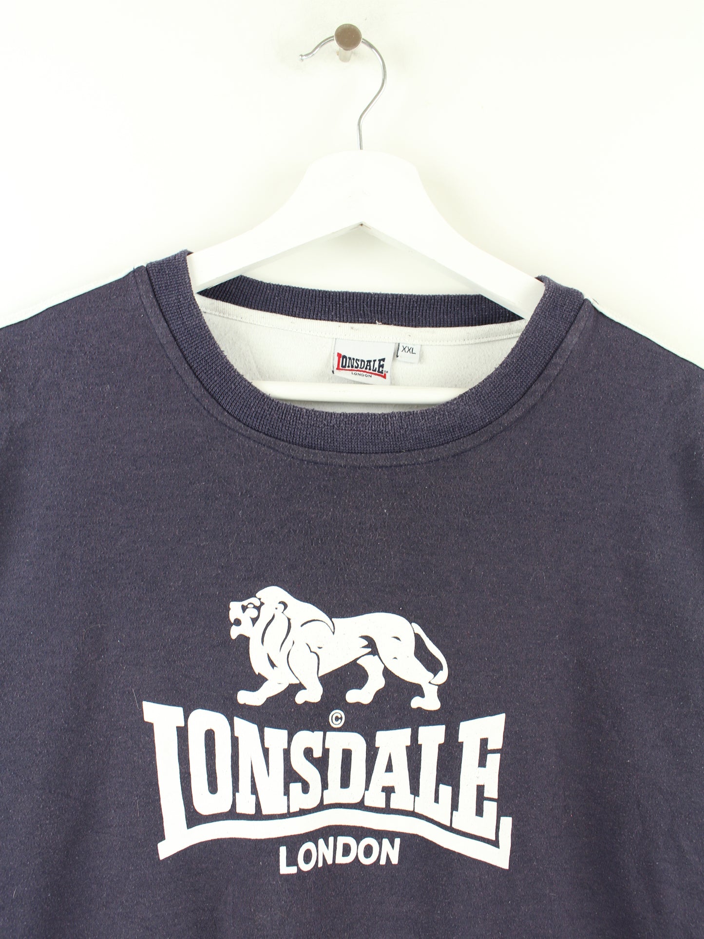 Lonsdale Print T-Shirt Blue XXL