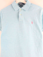 Ralph Lauren y2k Custom Fit Polo Blau S (detail image 1)