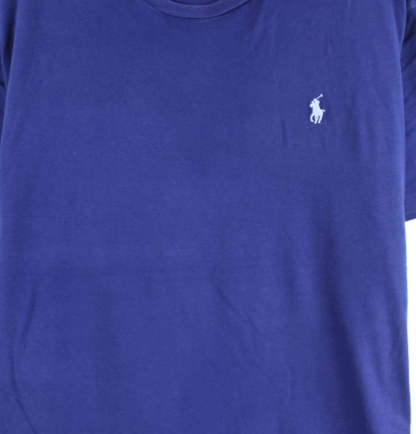 Ralph Lauren Basic T-Shirt Blau L (detail image 1)