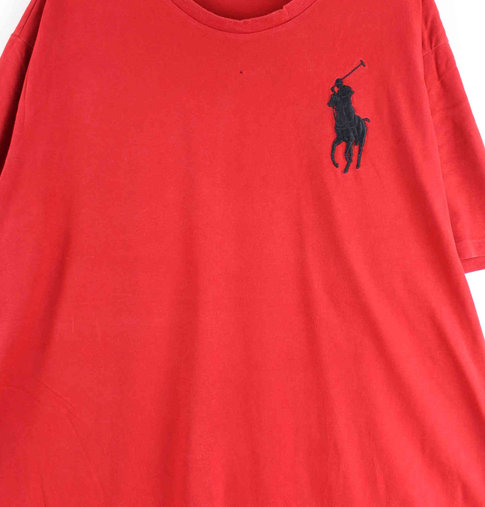 Ralph Lauren Embroidered T-Shirt Rot 3XL (detail image 1)