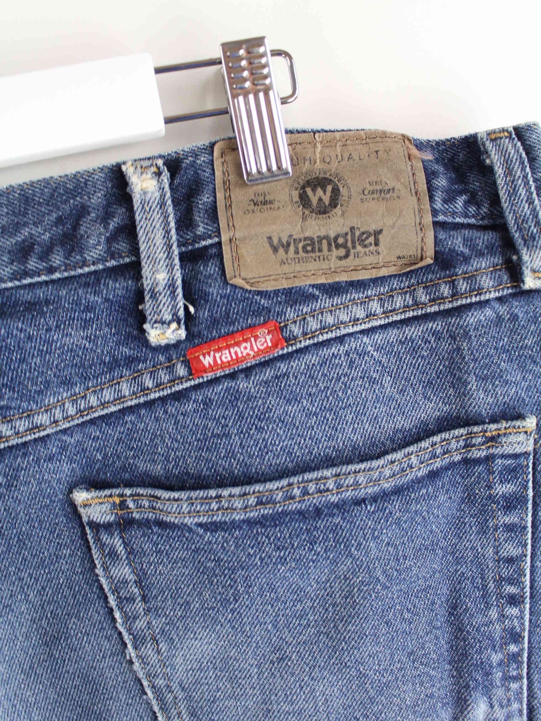 Wrangler Regular Fit Jeans Blau W40 L32 (detail image 1)
