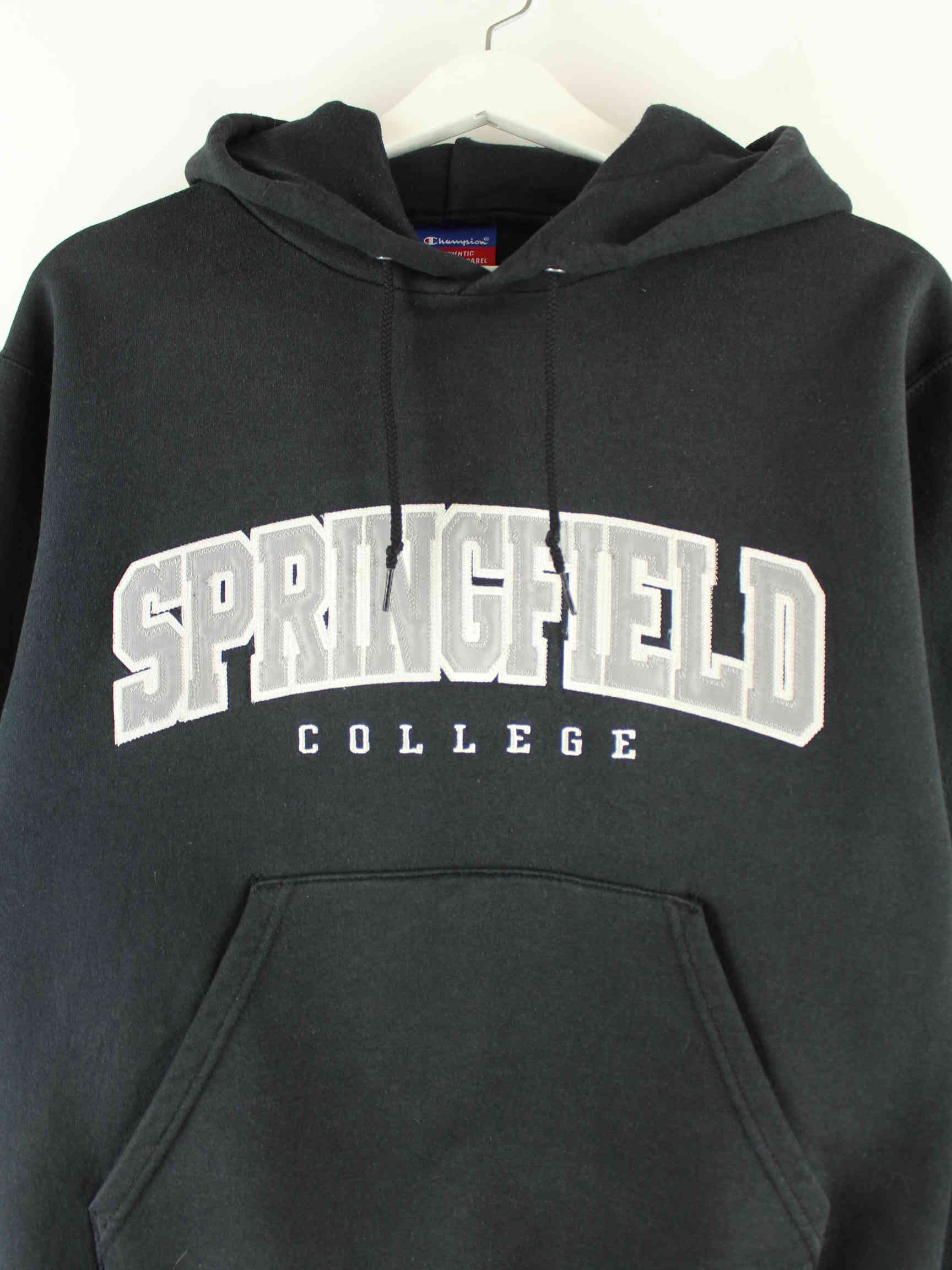 Champion Springfield Embroidered Hoodie Schwarz S (detail image 1)