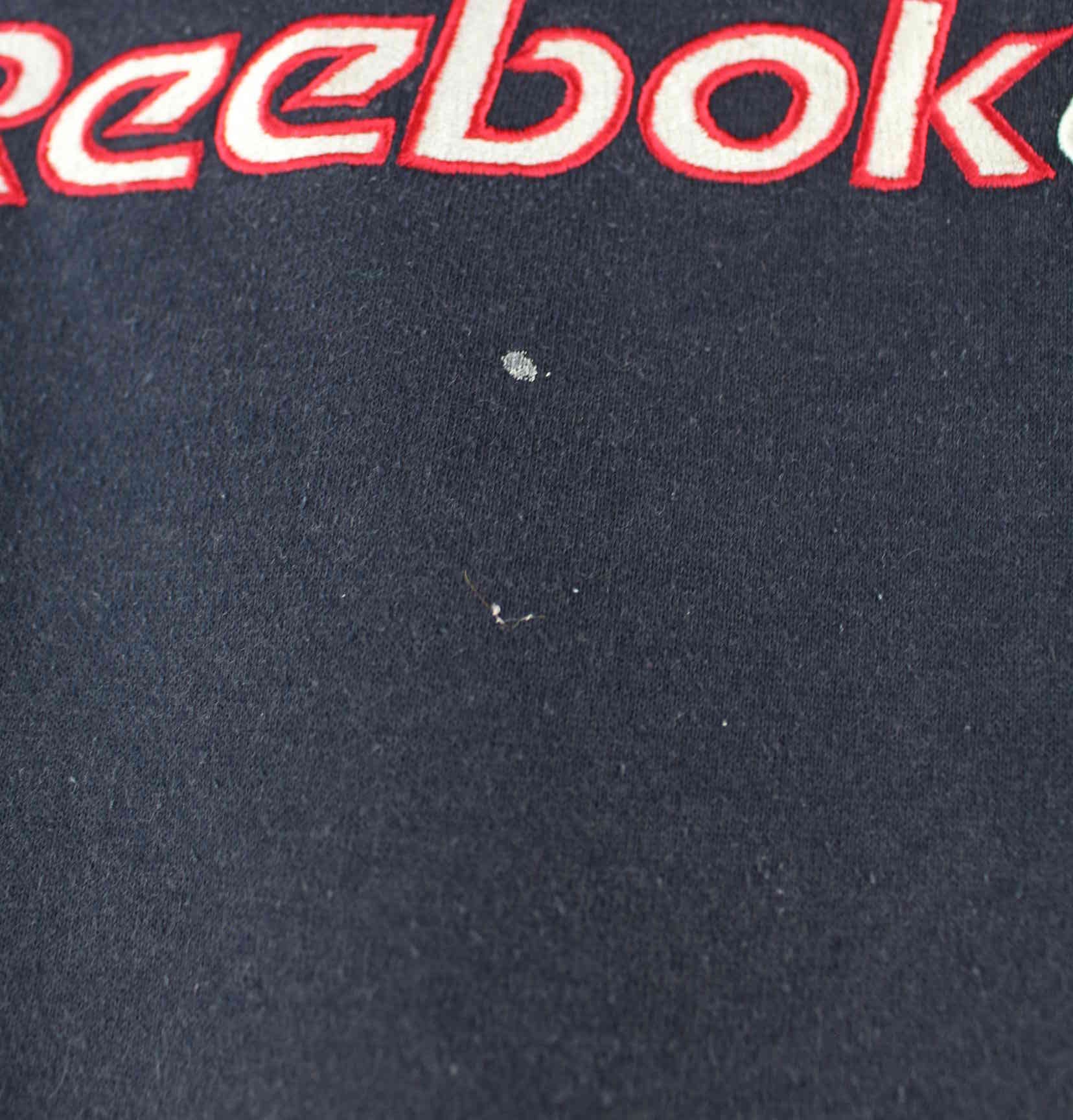 Reebok y2k Embroidered Logo Sweater Blau S (detail image 2)