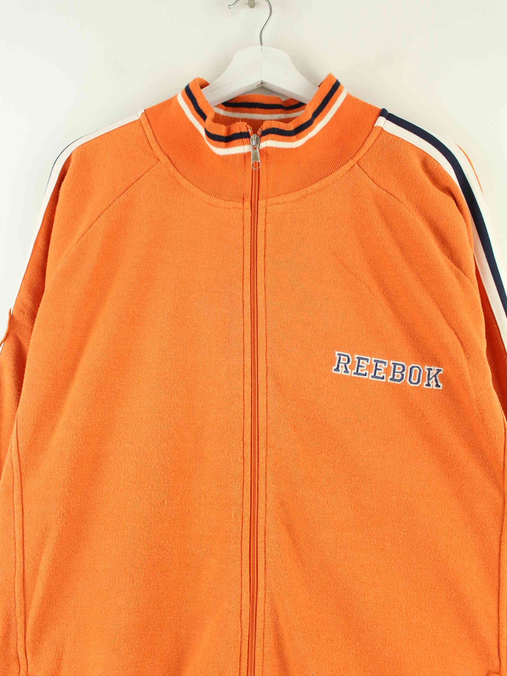 Reebok 00s Embroidered Sweatjacke Orange XXL (detail image 1)