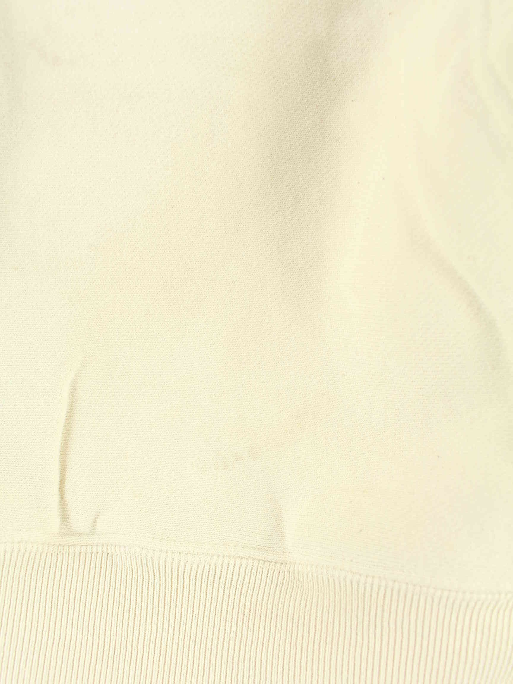 Champion 00s Reverse Weave Embroidered Hoodie Beige XS (detail image 2)