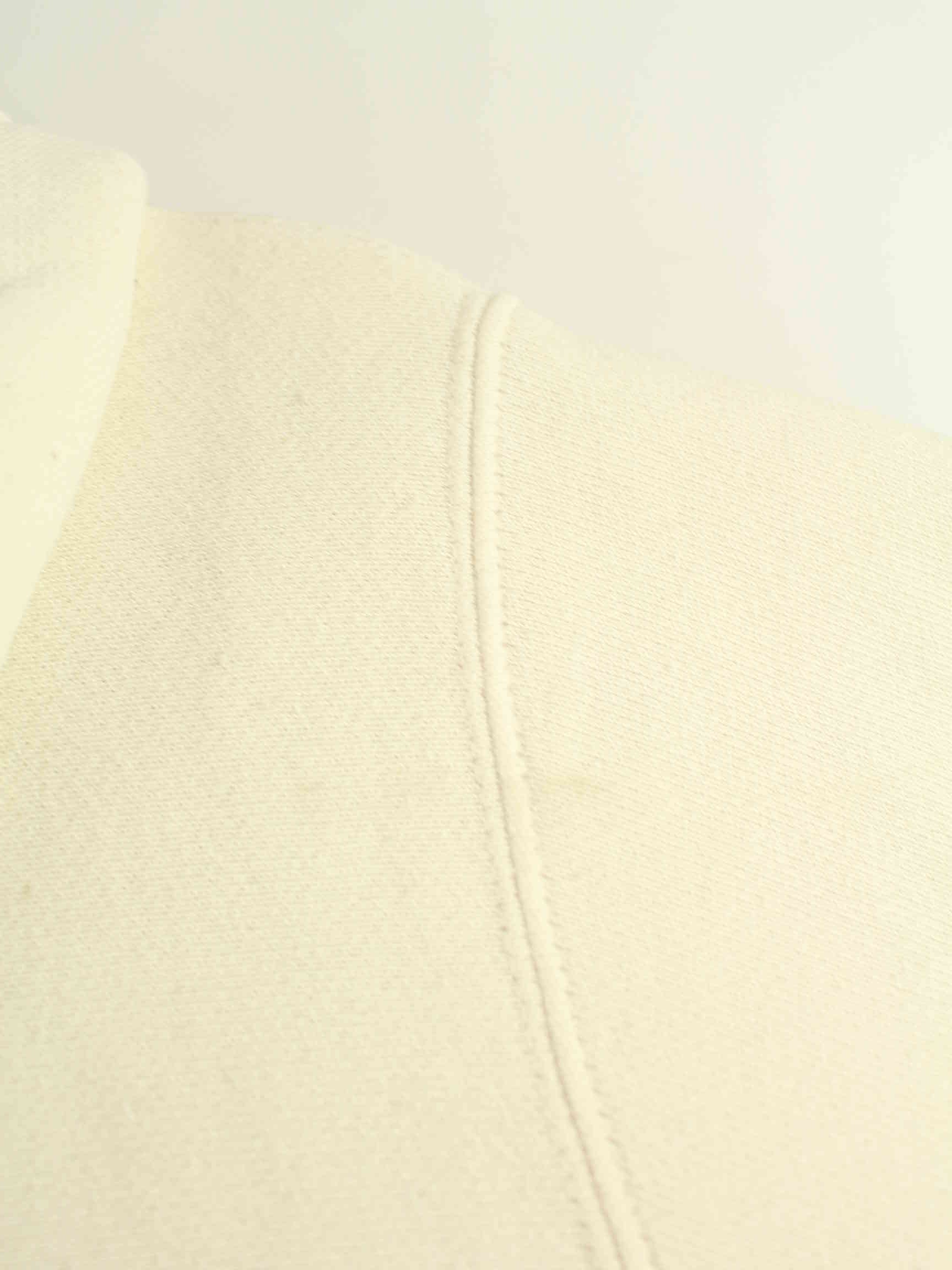 Champion 00s Reverse Weave Embroidered Hoodie Beige XS (detail image 6)
