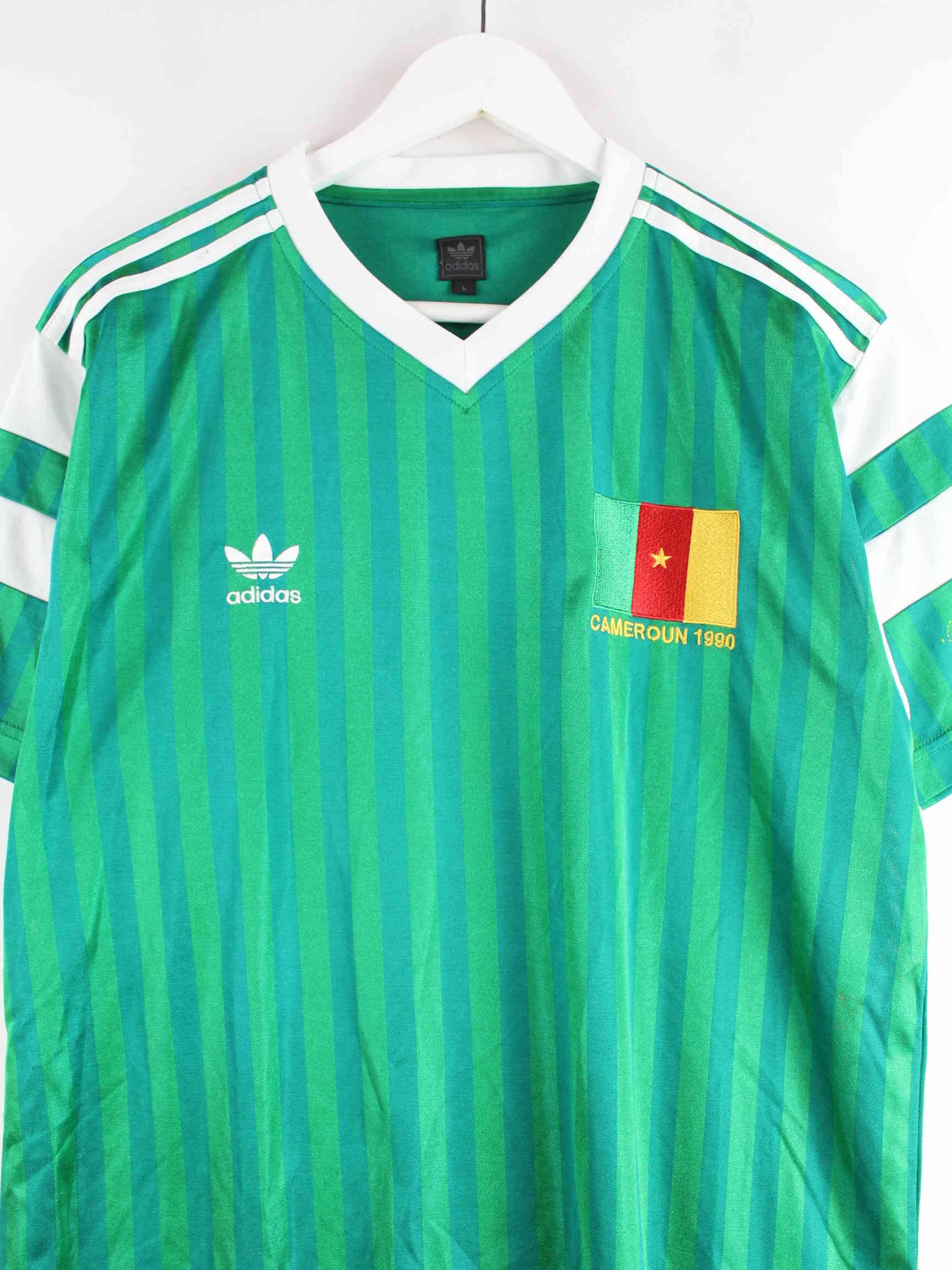 Adidas 1990 Cameroun Trikot Grün L (detail image 1)