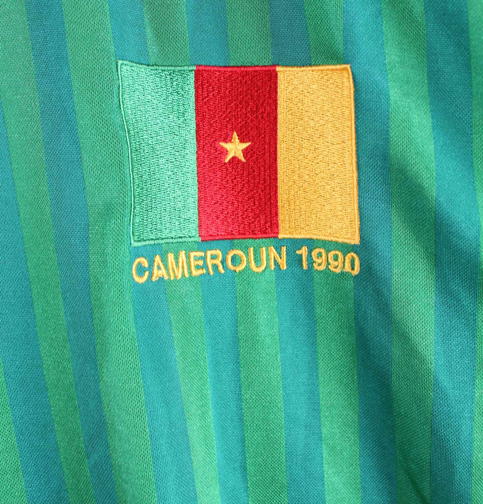Adidas 1990 Cameroun Trikot Grün L (detail image 3)