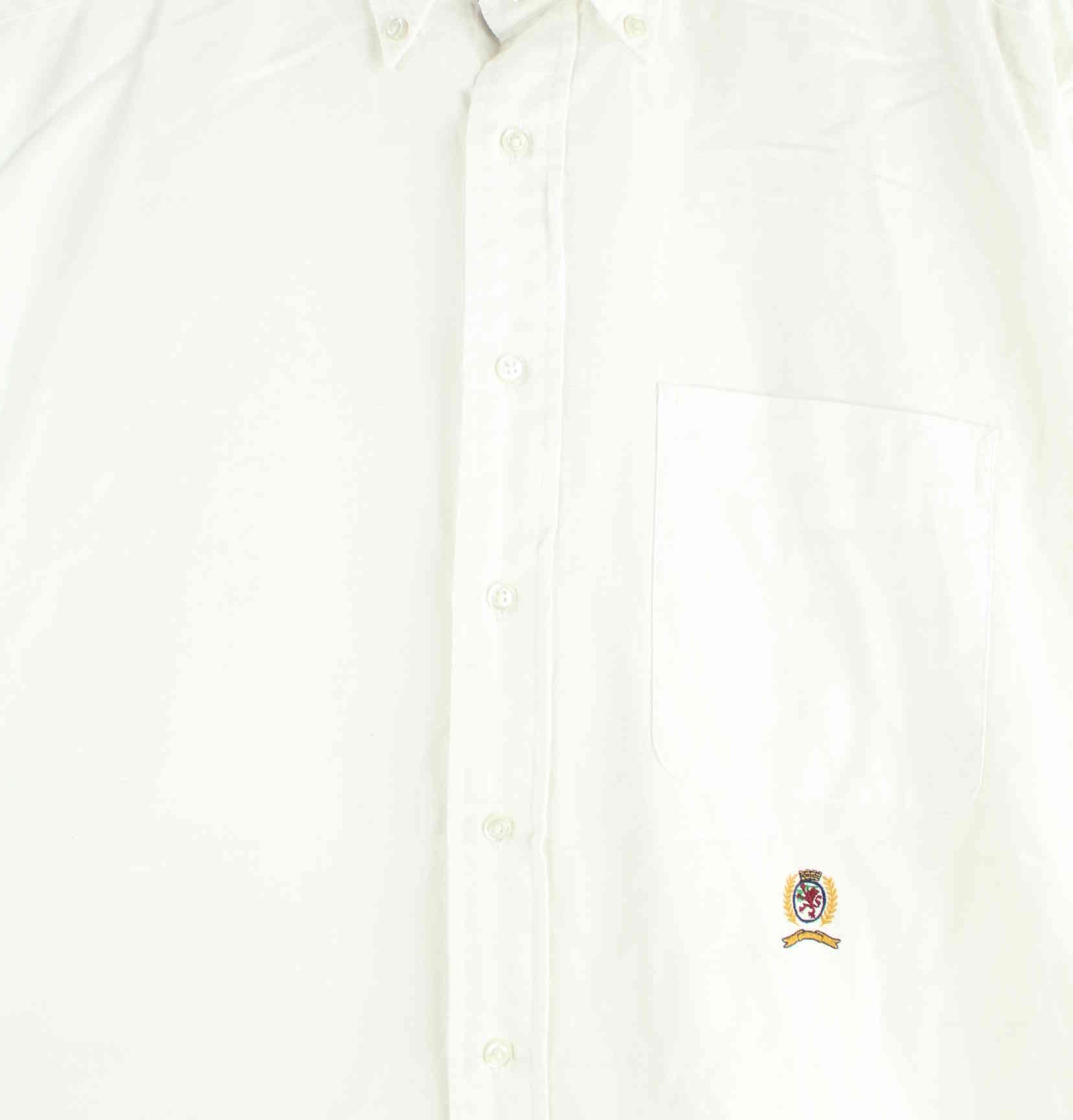Tommy Hilfiger 00s Embroidered Hemd Weiß XL (detail image 1)