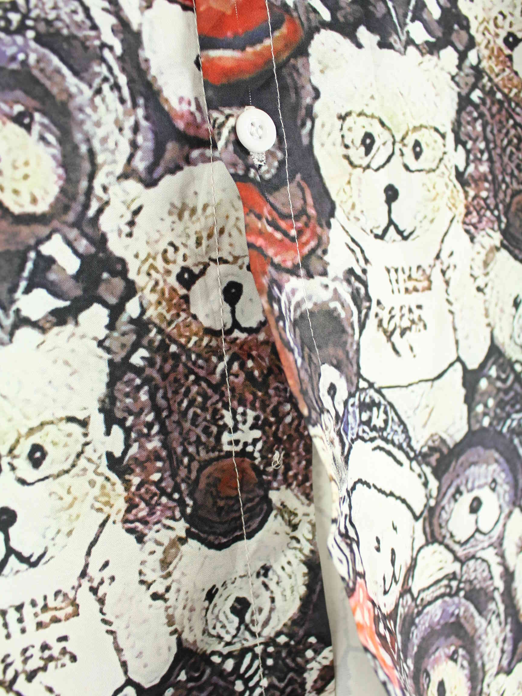 Vintage Crazy Bear Pattern Hemd Mehrfarbig XL (detail image 2)