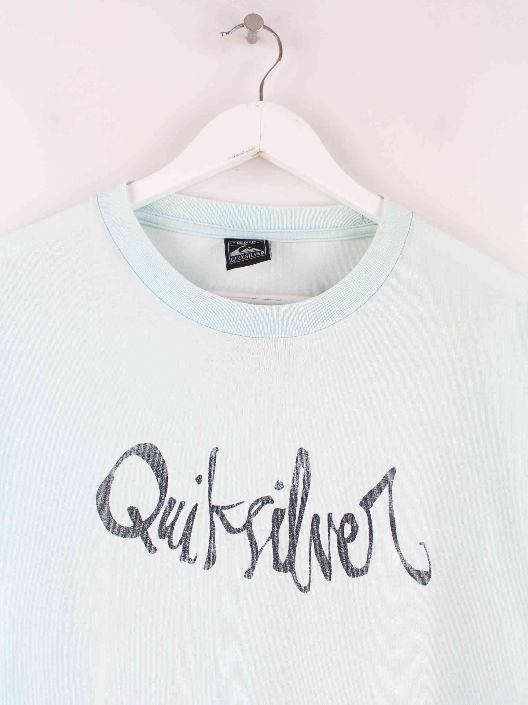 Quiksilver 90s Vintage Print T-Shirt Turquoise L – Peeces