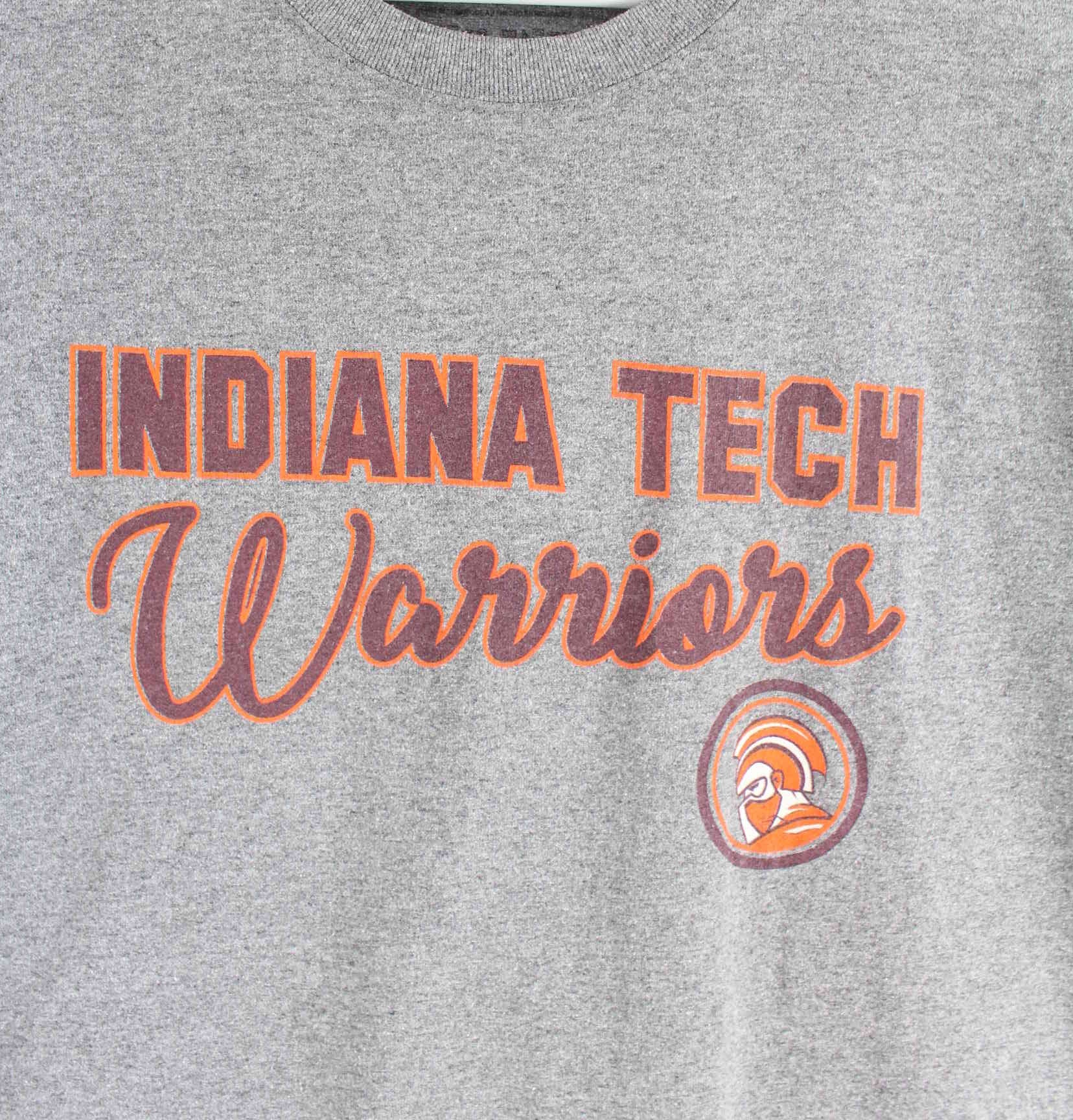 Gildan Indiana Tech Warriors T-Shirt Grau XL (detail image 1)