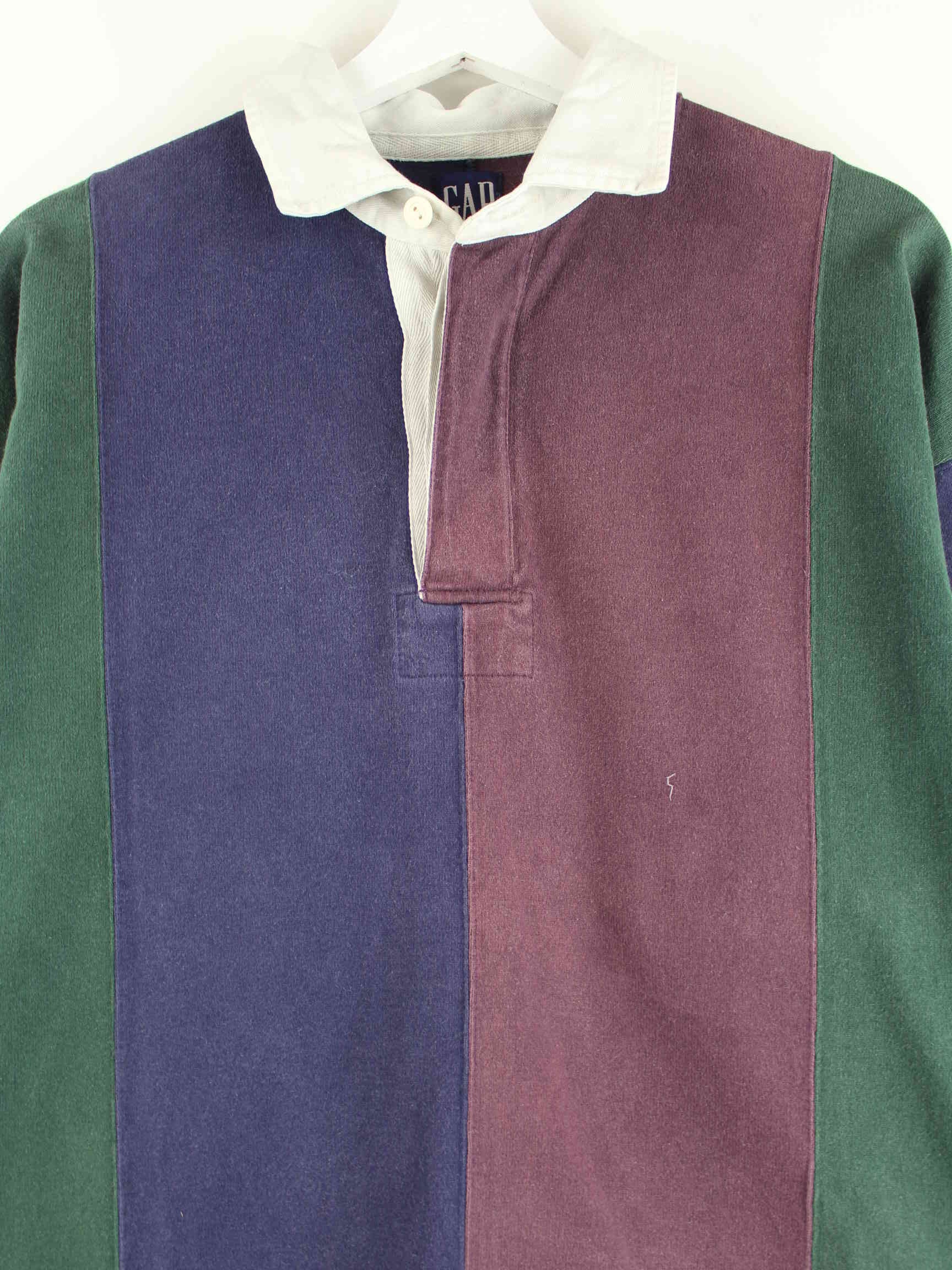 GAP 90s Vintage Long Sleeve Polo Mehrfarbig M (detail image 1)