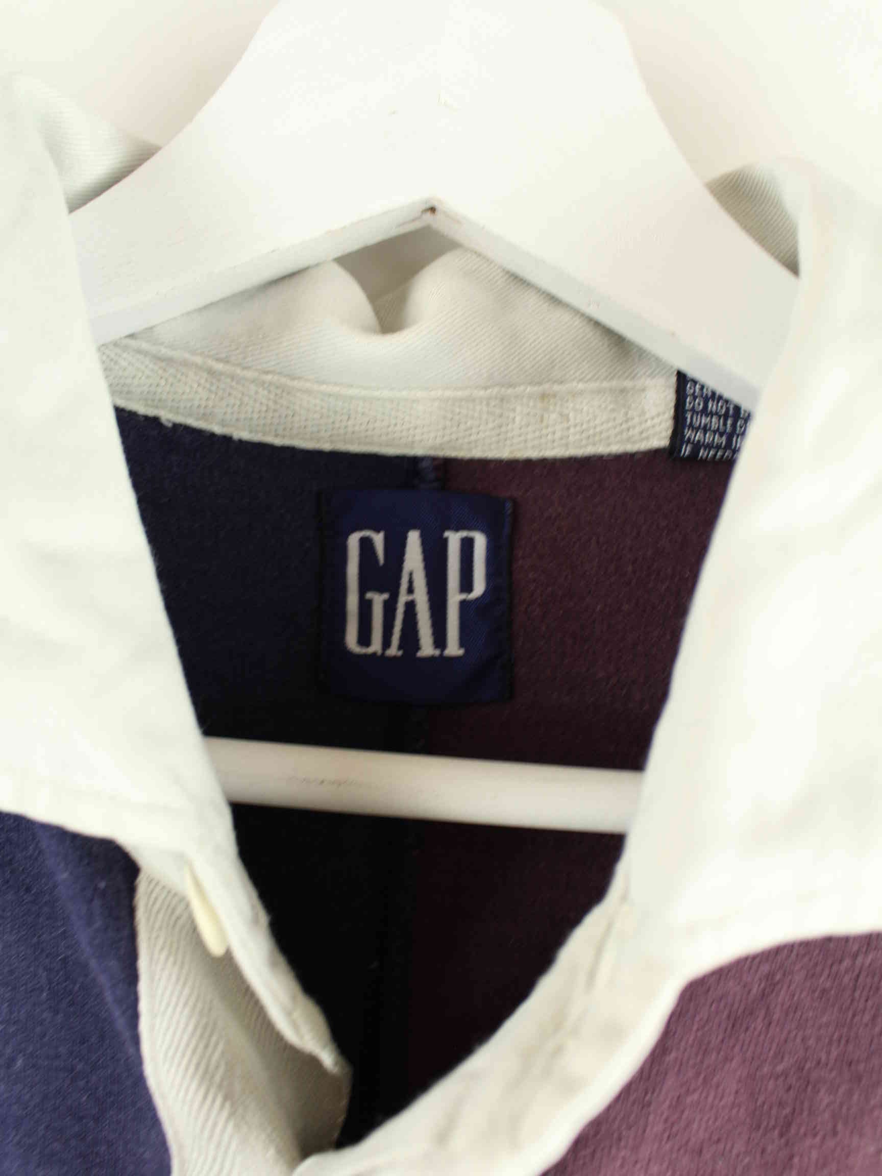 GAP 90s Vintage Long Sleeve Polo Mehrfarbig M (detail image 2)