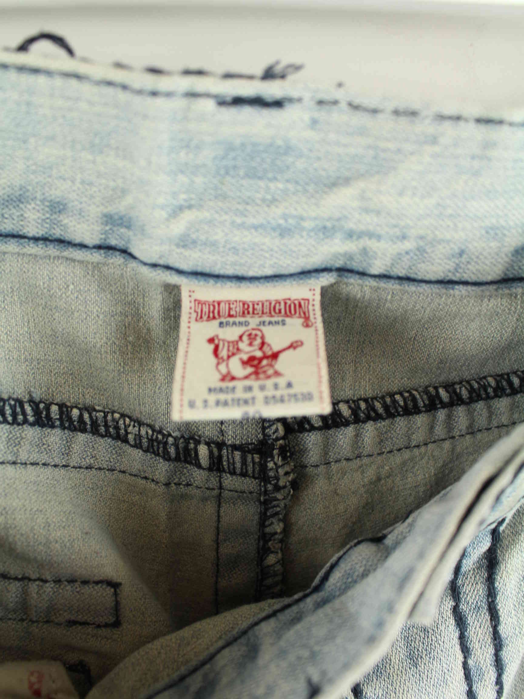True Religion y2k Billie Super T Jeans Blau W40 L32 (detail image 1)