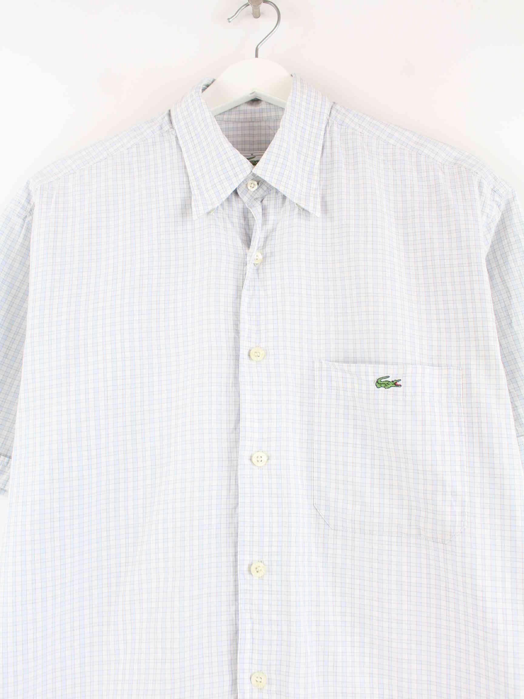 Lacoste Checked Kurzarm Hemd Blau M (detail image 1)