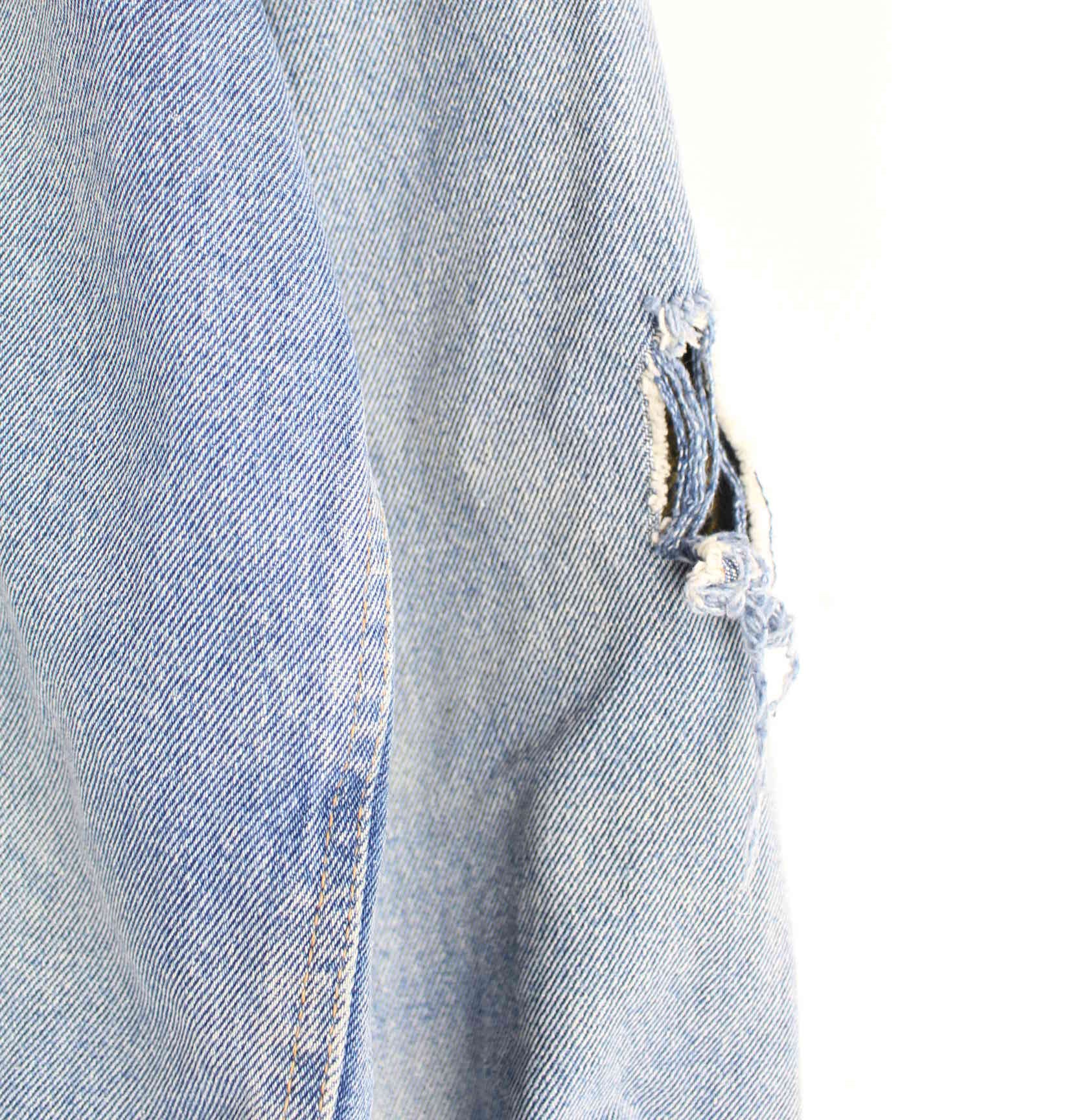 Wrangler 90s Gefütterte Jeans Jacke Blau L (detail image 2)