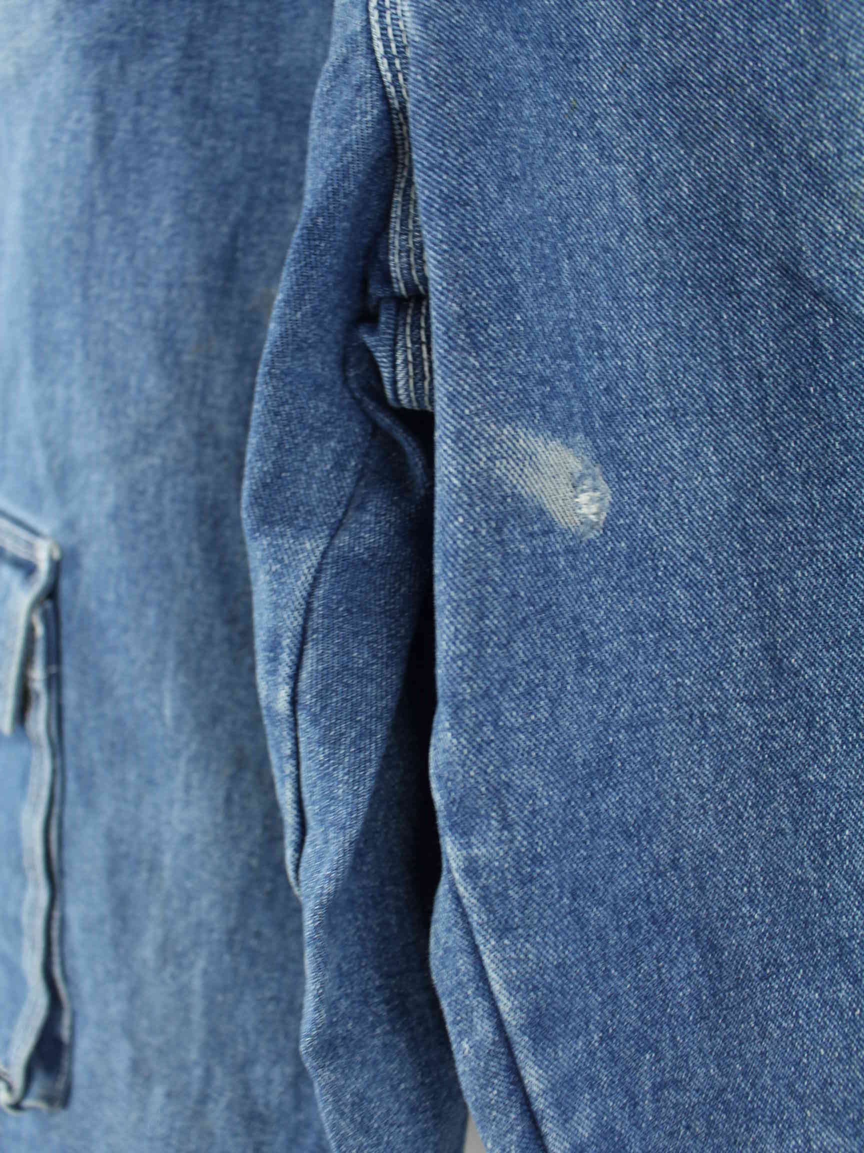 Fubu y2k Embroidered Carpenter Jeans Blau W30 L32 (detail image 3)