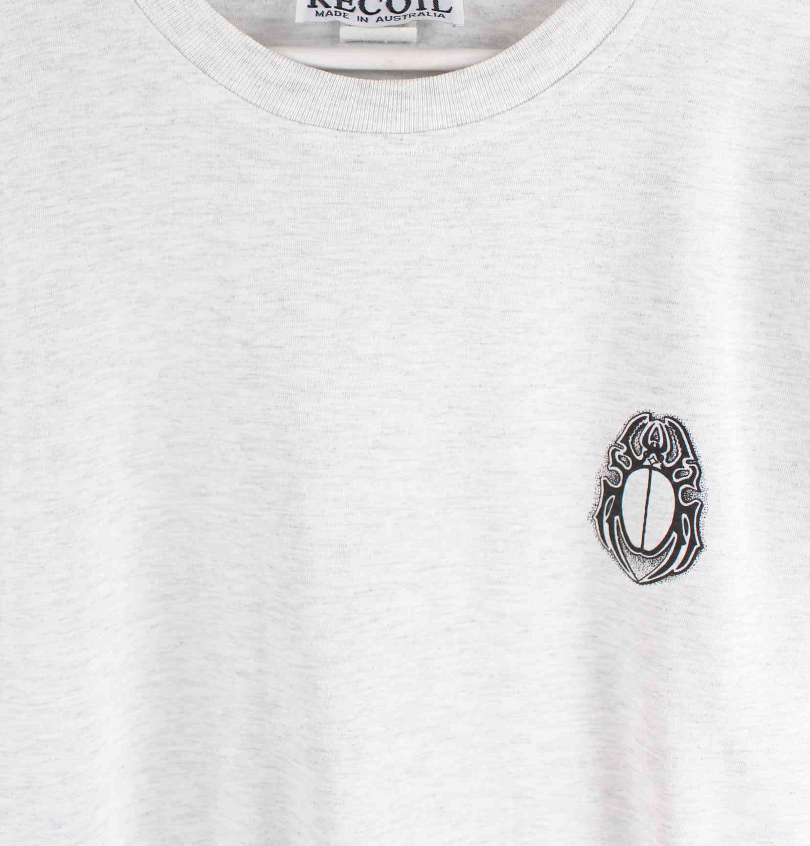 Vintage 90s Recoil Single Stitch T-Shirt Grau M (detail image 1)