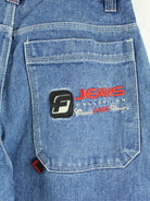 Fubu y2k Embroidered Carpenter Jeans Blau W30 L32 (detail image 8)