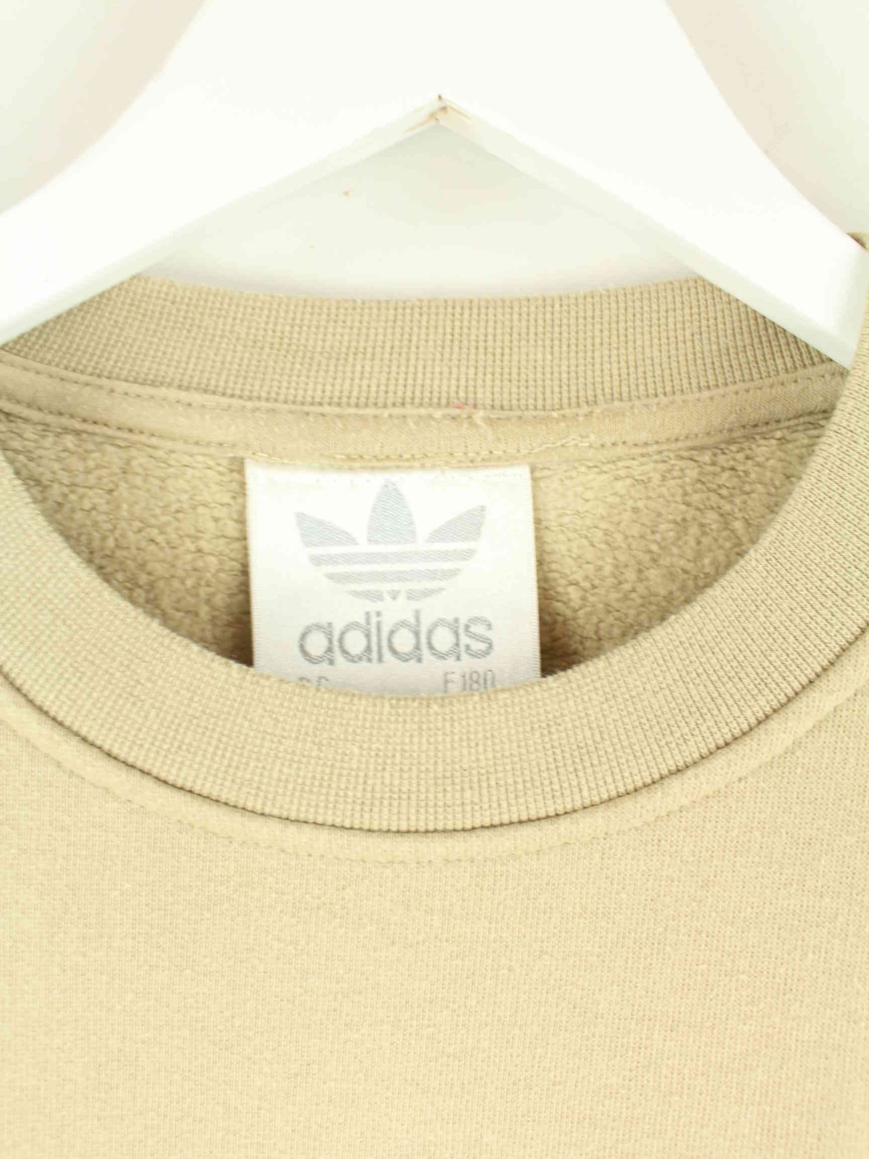 Adidas 80s Vintage Embroidered Sweater Beige L (detail image 2)