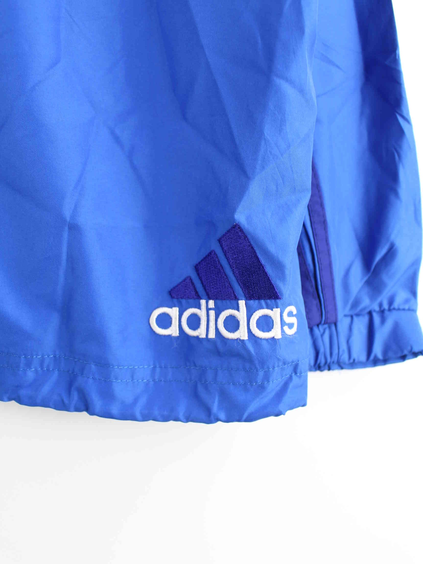 Adidas 90s Vintage Windbreaker Jacke Blau L (detail image 4)