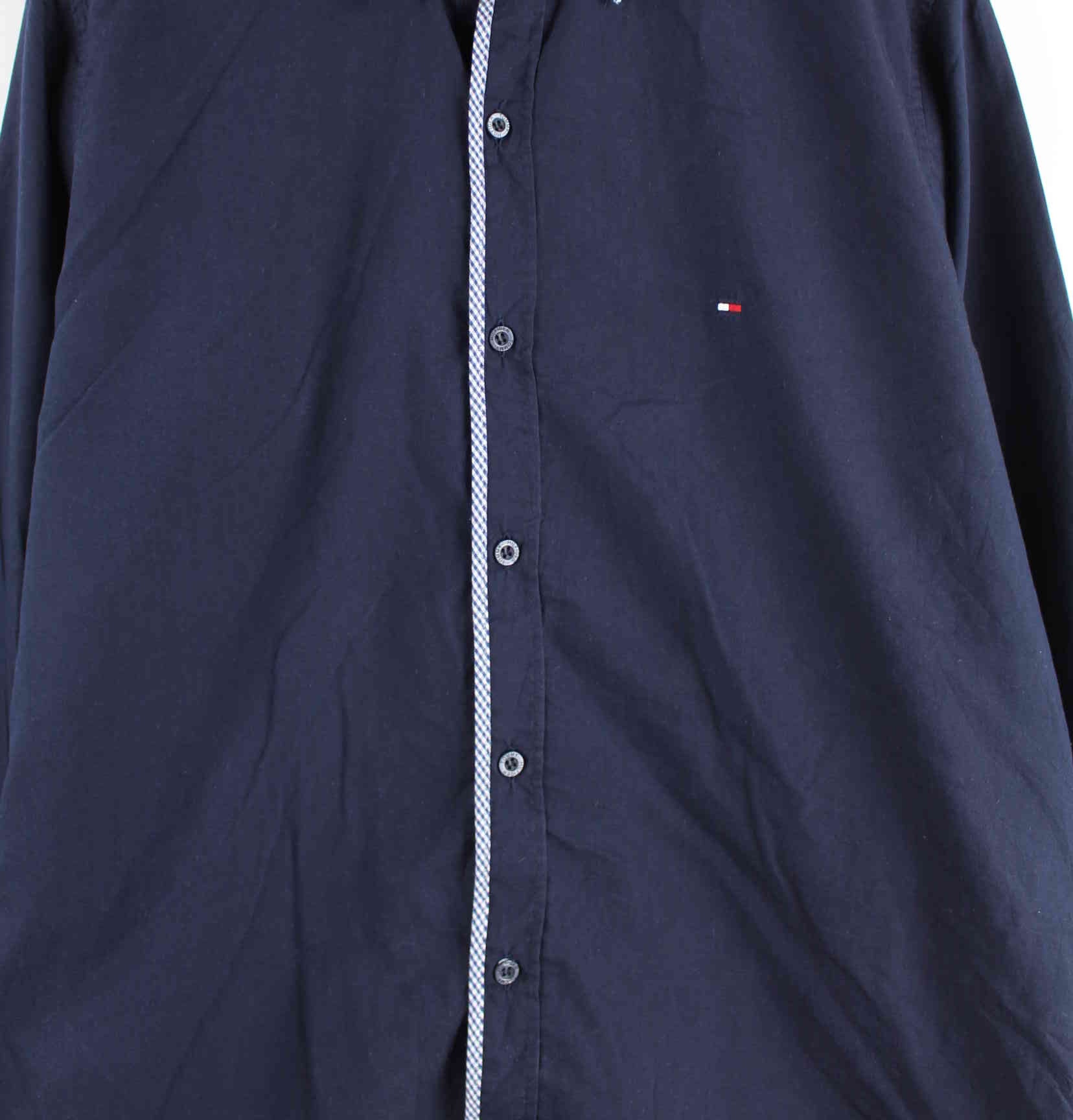 Tommy Hilfiger Basic Slim Fit Hemd Blau L (detail image 1)