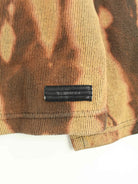Adidas Embroidered Ripped Tie Dye Sweater Braun M (detail image 4)