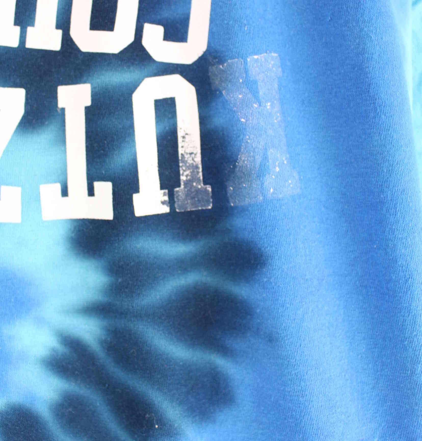 Port & Company y2k Print Tie Dye T-Shirt Blau XL (detail image 2)