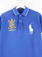 Ralph Lauren Embroidered Custom Fit Polo Blau M (detail image 1)