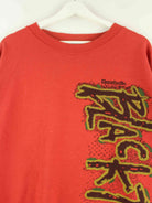 Reebok 90s Vintage Blacktop Print Heavy T-Shirt Rot 3XL (detail image 1)