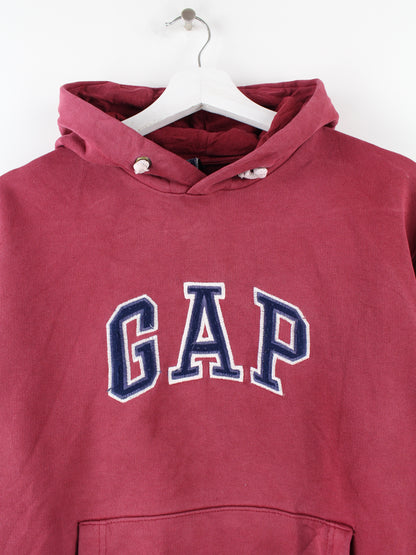 GAP Embroidered Hoodie Red S