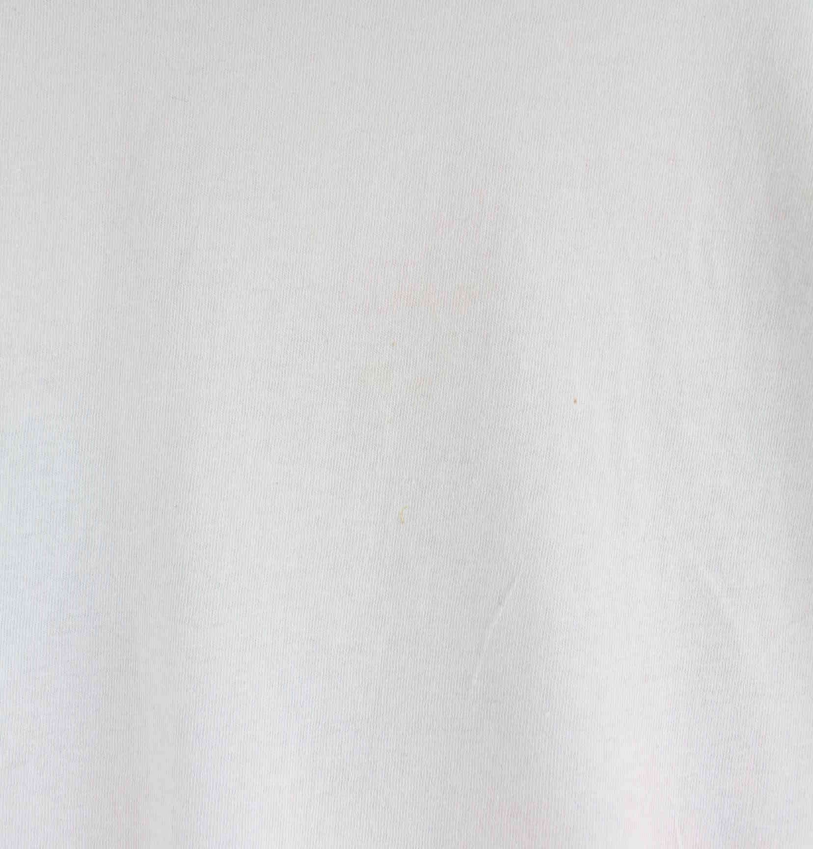 Vintage 80s Print Single Stitched T-Shirt Weiß M (detail image 3)