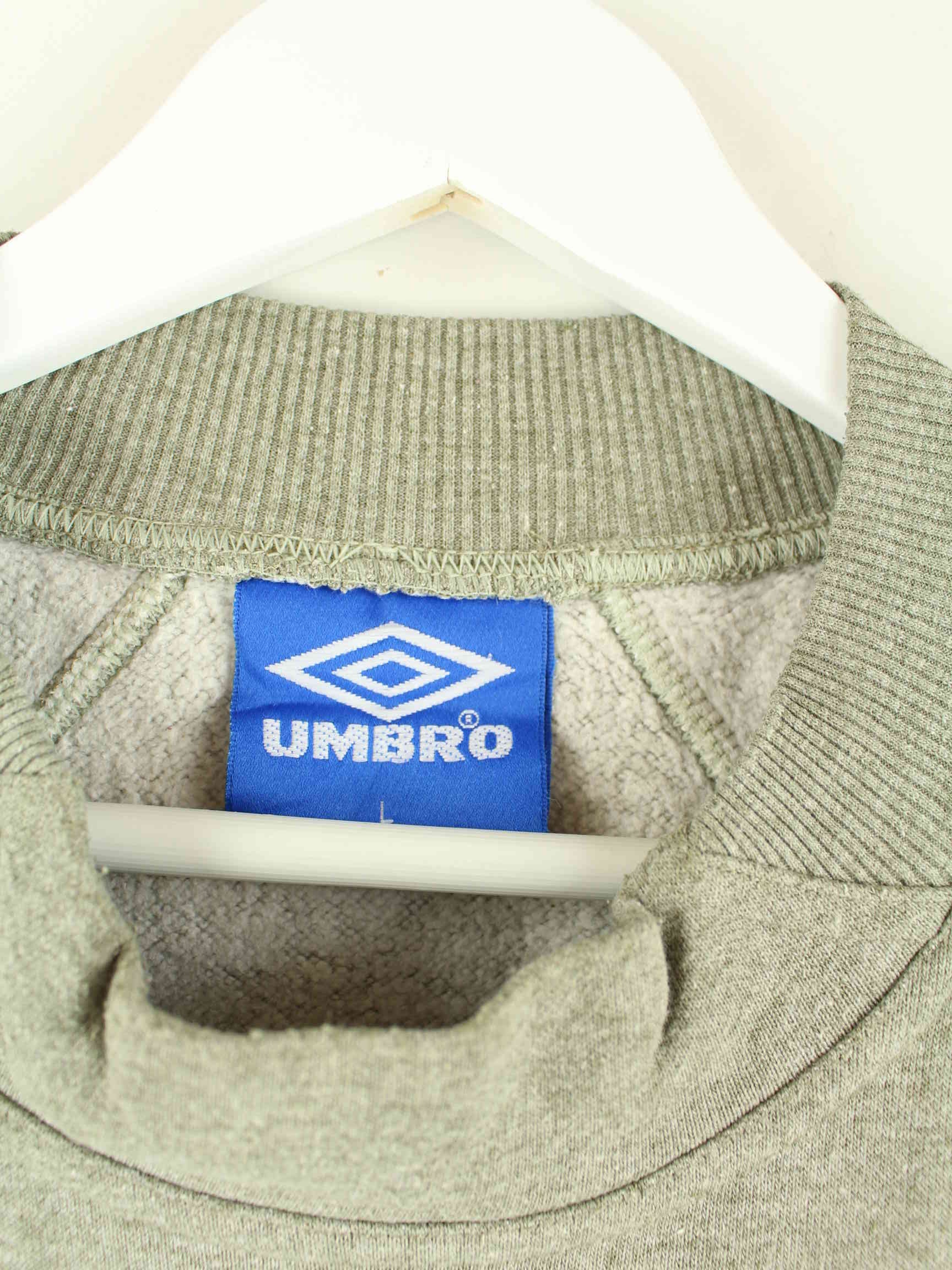 Umbro 90s Vintage Embroidered Heavy T-Shirt Grün XL (detail image 2)