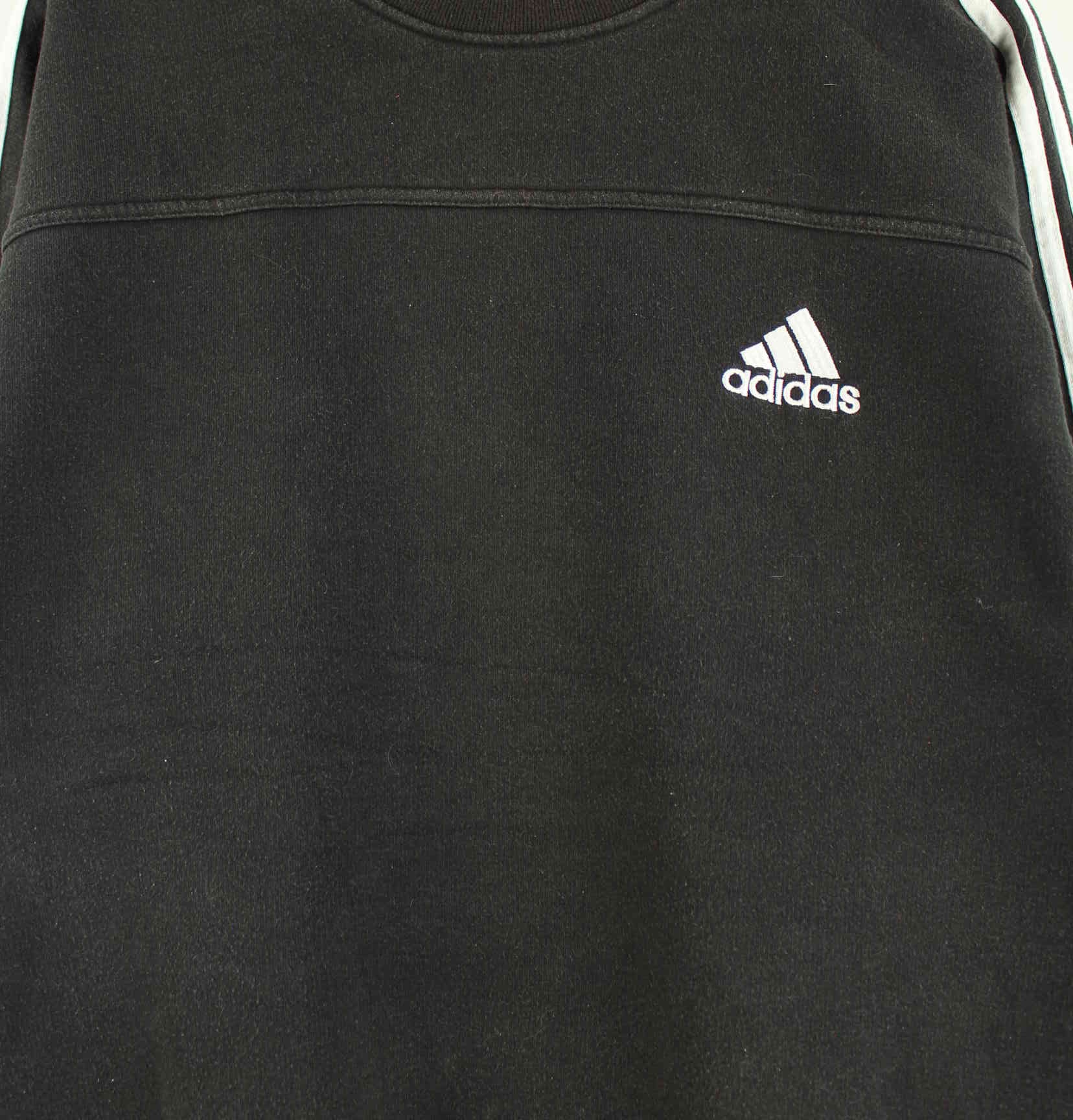Adidas 90s Vintage 3-Stripes Sweater Schwarz L (detail image 1)