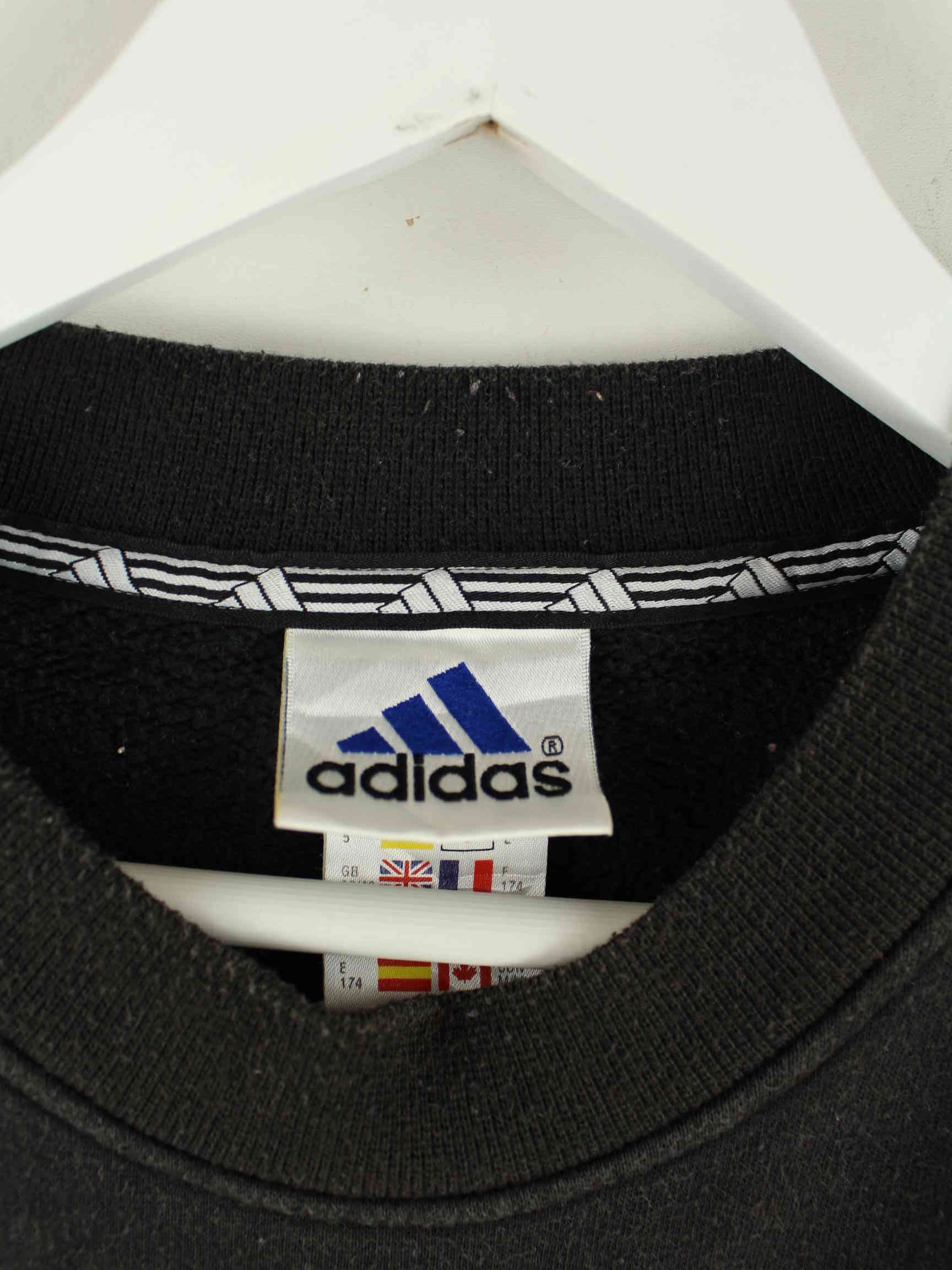 Adidas 90s Vintage 3-Stripes Sweater Schwarz L (detail image 2)