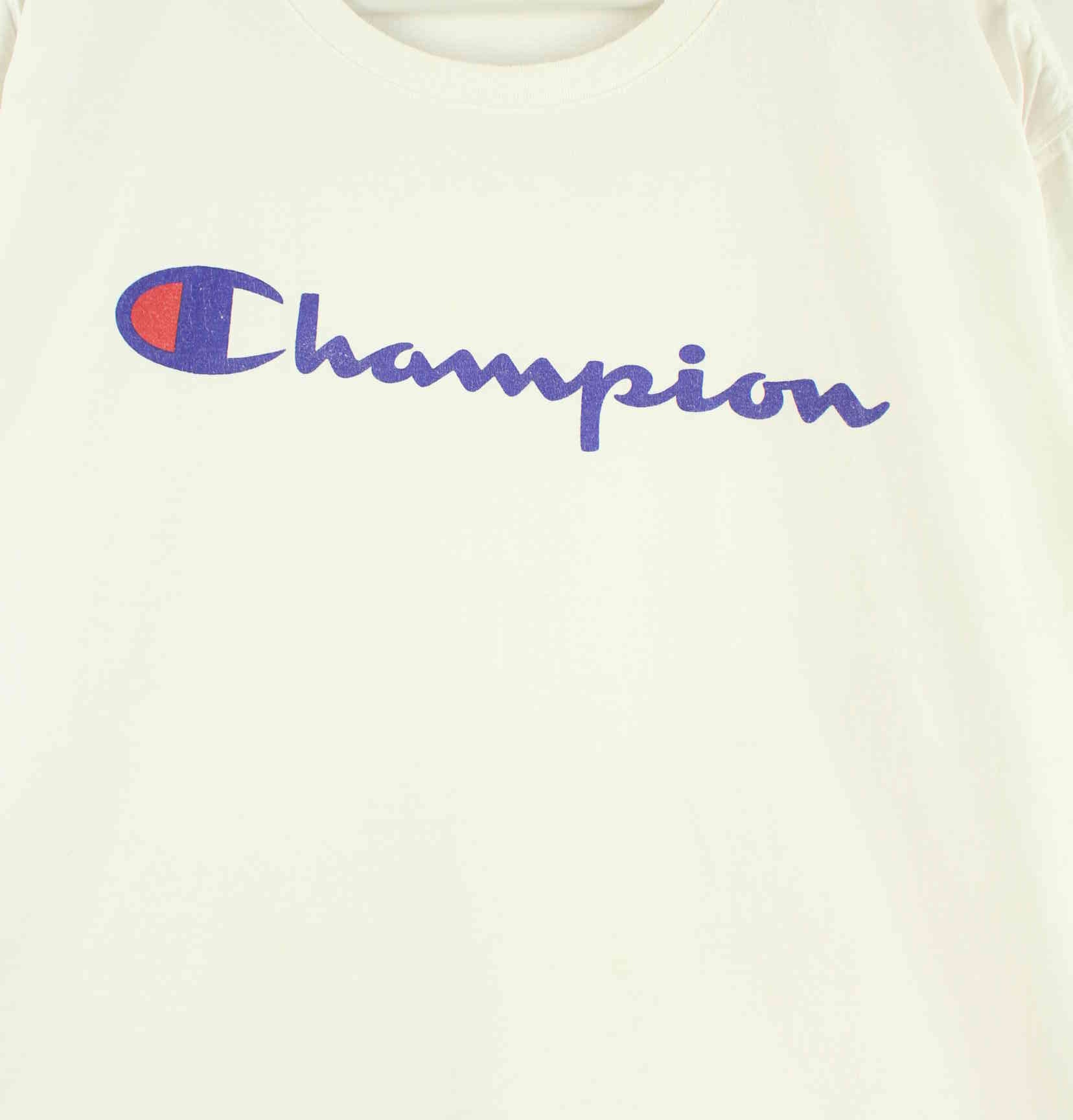 Champion Print T-Shirt Weiß XL (detail image 1)