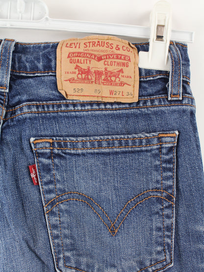 Levi's 529 Bootcut Jeans Blue W27 L34