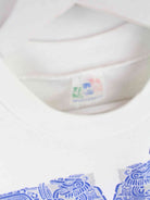 Vintage 90s Mexico Print Single Stitched T-Shirt Weiß S (detail image 2)