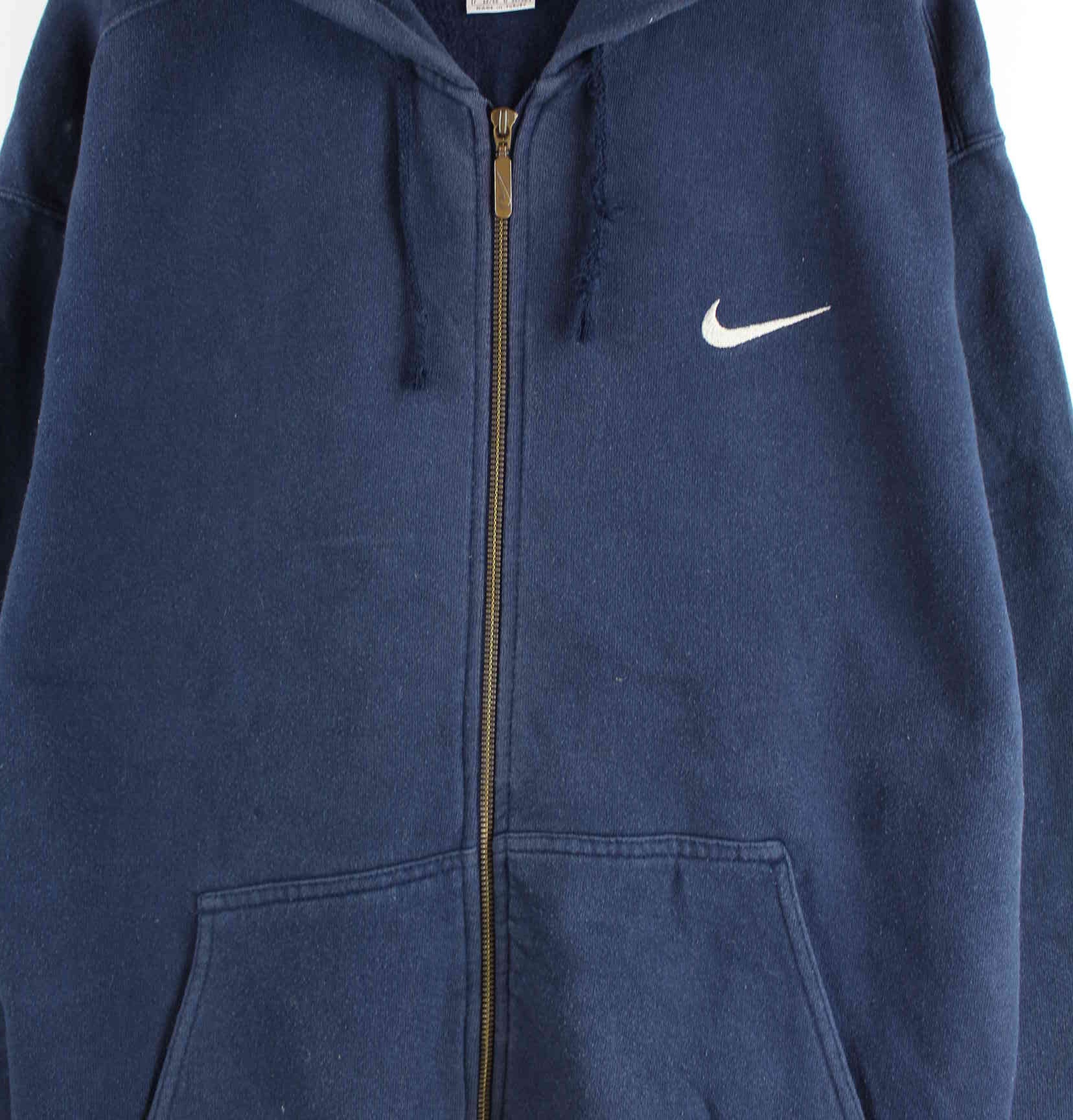 Nike 90s Vintage Zip Hoodie Blau XL (detail image 1)