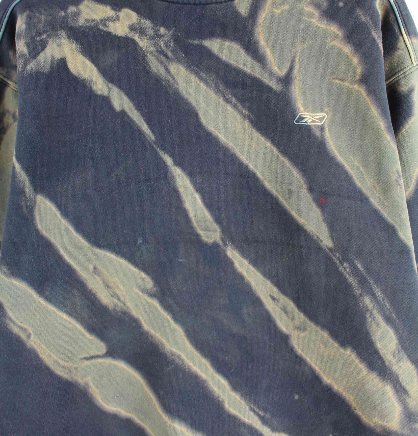 Reebok y2k Embroidered Tie Dye Sweater Blau M (detail image 1)