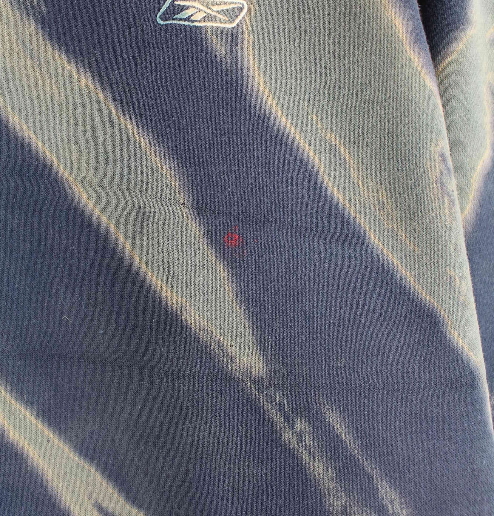 Reebok y2k Embroidered Tie Dye Sweater Blau M (detail image 2)