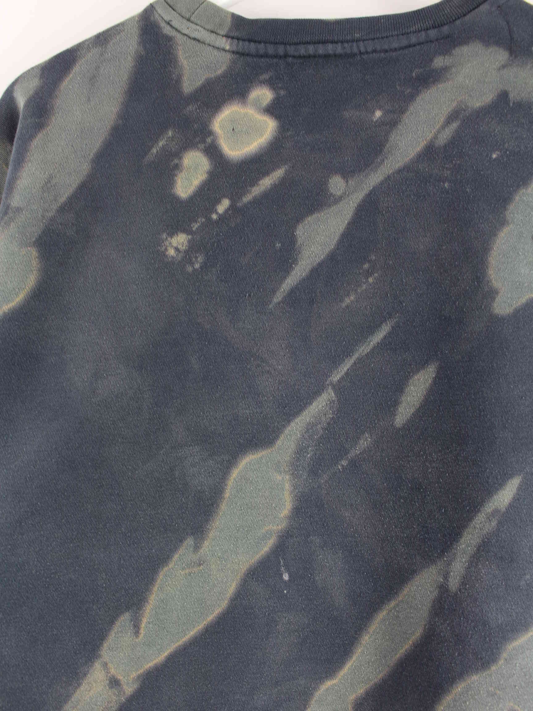 Reebok y2k Embroidered Tie Dye Sweater Blau M (detail image 3)