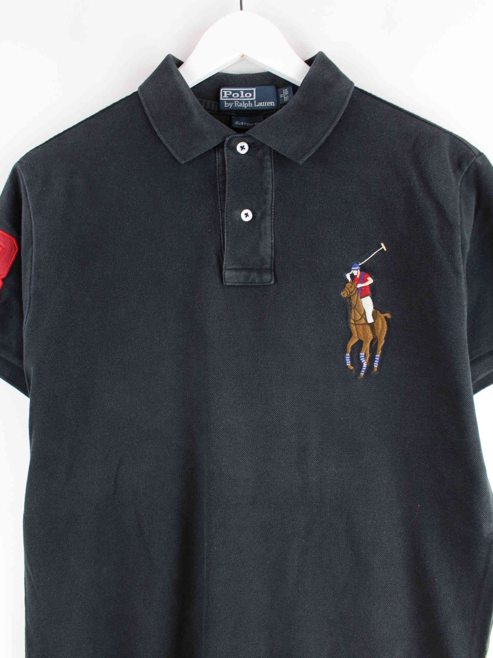 Ralph Lauren y2k Embroidered Polo Black M – Peeces