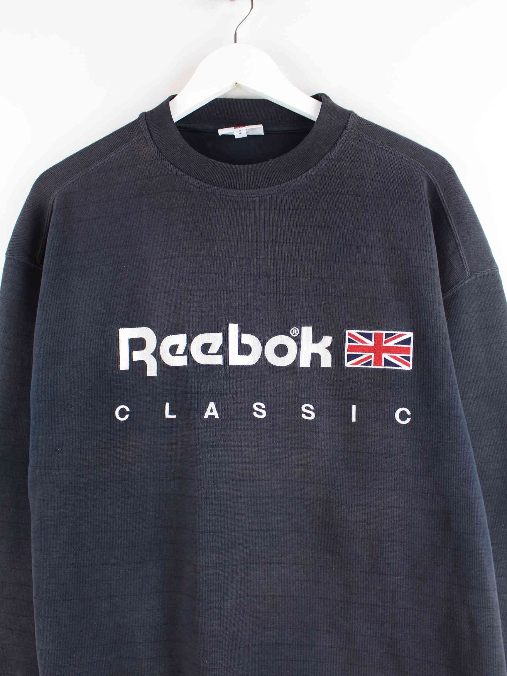 Reebok Embroidered Sweater Schwarz S (detail image 1)