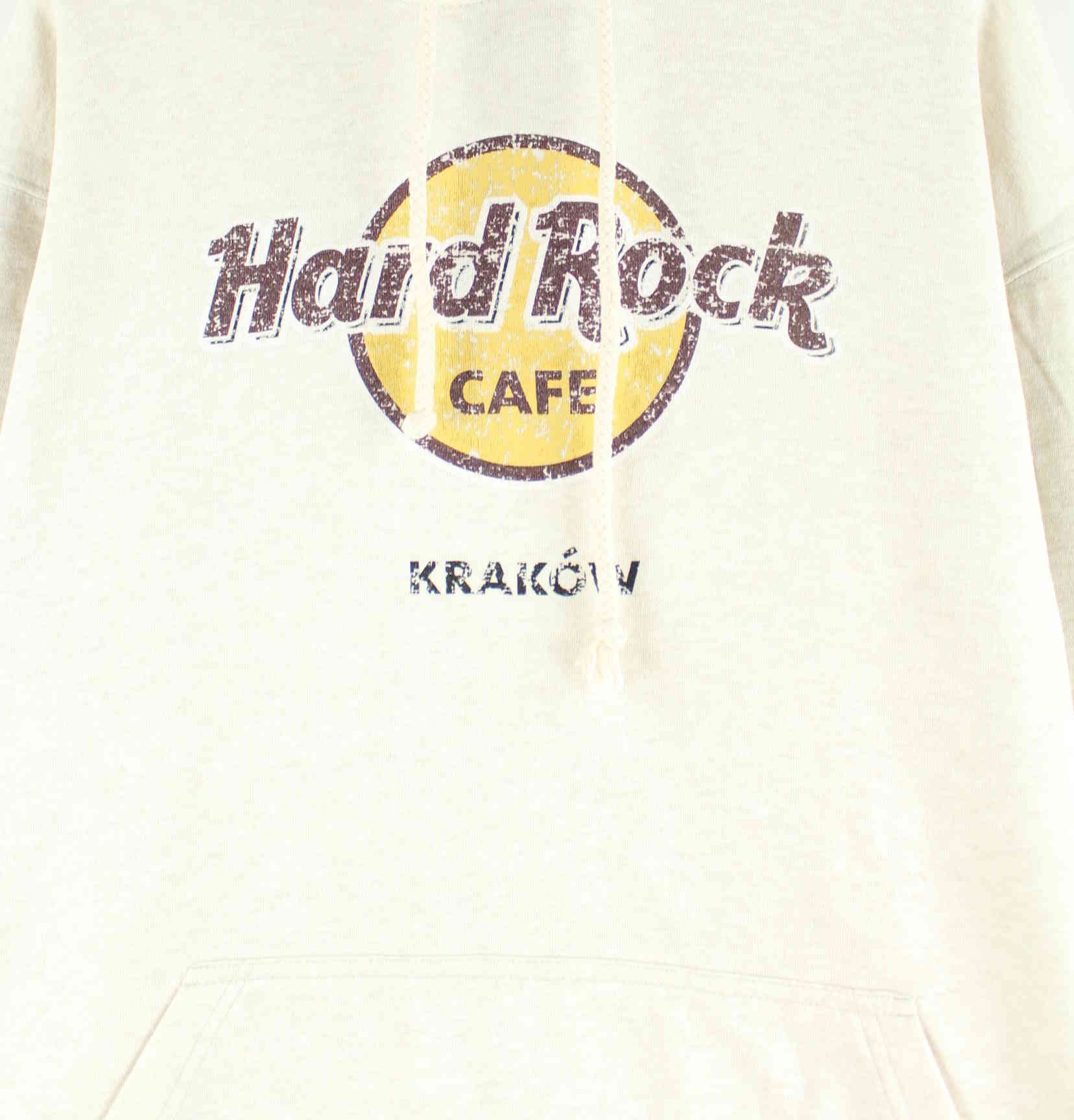 Hard Rock Cafe Krakau Print Hoodie Beige XL (detail image 1)