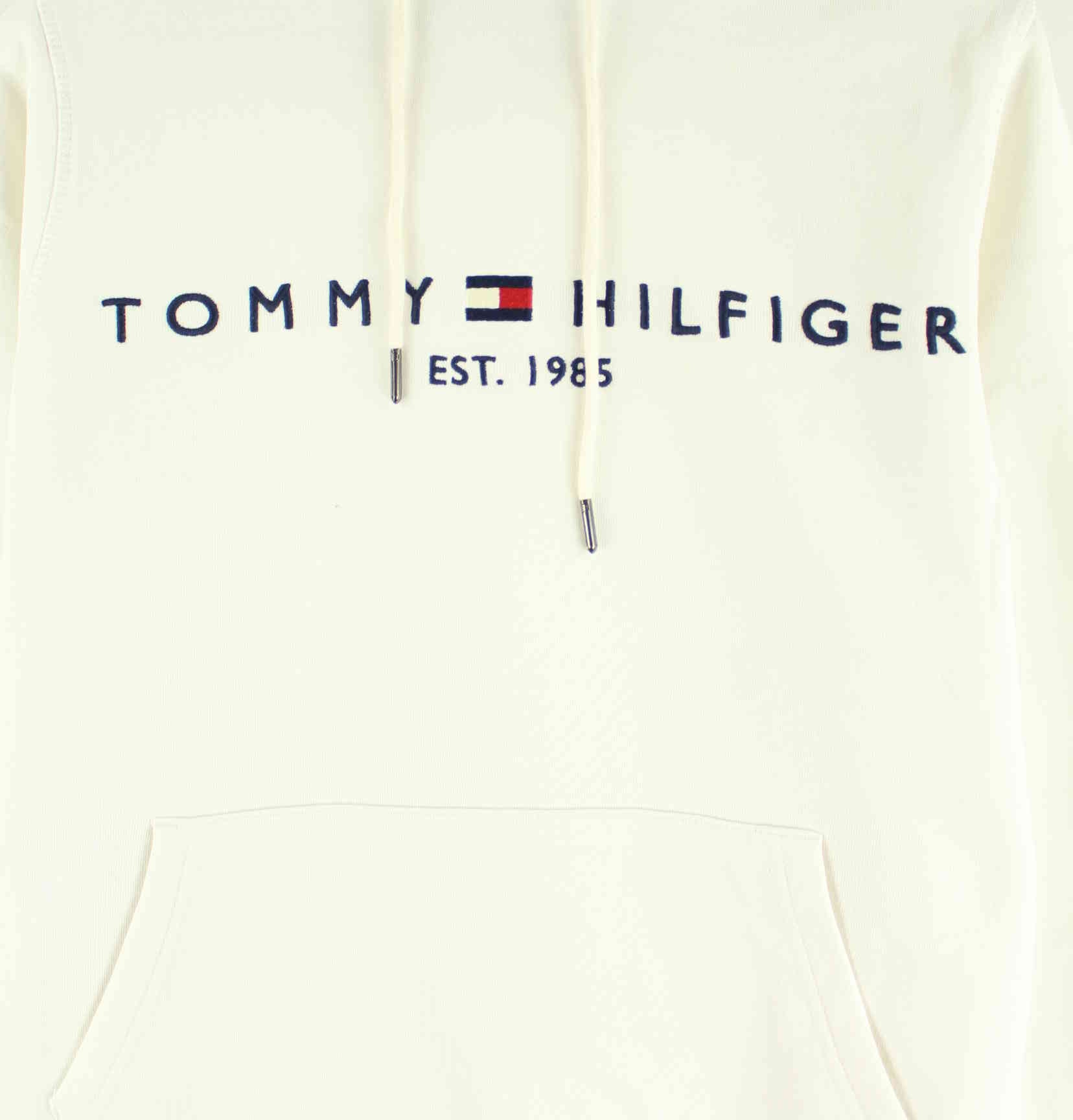 Tommy Hilfiger Embroidered Hoodie Weiß S (detail image 1)