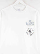 Gildan Yacht Club Print Sweatshirt Weiß M (detail image 1)