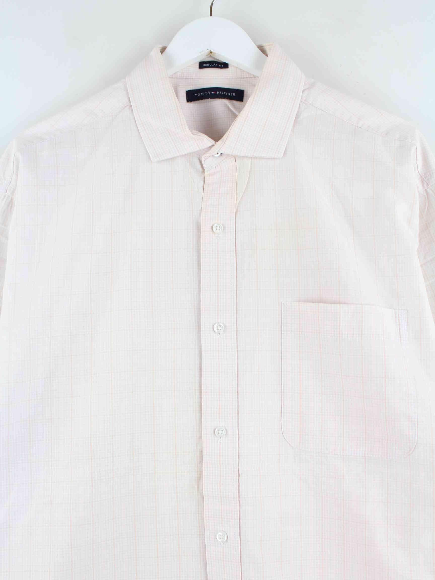 Tommy Hilfiger Checked Regular Fit Hemd Beige XL (detail image 1)