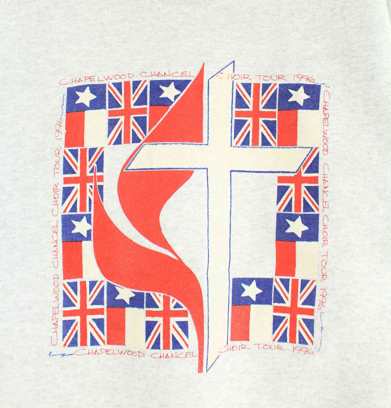 Hanes 1996 Chapelwood Tour Print Sweater Grau XL (detail image 1)